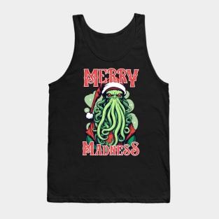 Cthulhu Santa's Merry Madness Gaze Tank Top